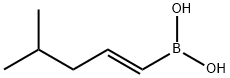 Boronic acid, B-[(1E)-4-methyl-1-penten-1-yl]- 结构式