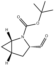 (1S,3S,5S)-3-甲酰基-2-氮杂双环[3.1.0]己烷-2-羧酸叔丁酯,1037038-51-9,结构式