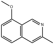 Isoquinoline, 8-methoxy-3-methyl- Structure