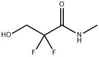 Propanamide, 2,2-difluoro-3-hydroxy-N-methyl- Structure