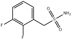 Benzenemethanesulfonamide, 2,3-difluoro- Structure