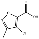 5-Isoxazolecarboxylicacid,4-chloro-3-methyl-(9CI) Struktur