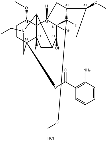 去乙酰刺乌头碱盐酸盐cbnumber:cb23166194分子