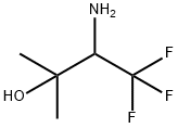 2-Butanol, 3-amino-4,4,4-trifluoro-2-methyl- Struktur
