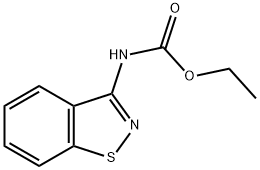 Carbamic acid, 1,2-benzisothiazol-3-yl-, ethyl ester (9CI) Struktur
