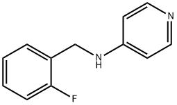 4-Pyridinamine, N-[(2-fluorophenyl)methyl]- Structure