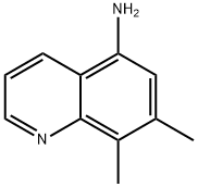 7,8-Dimethyl-5-quinolinamine Structure