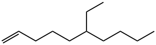 1-Decene, 6-ethyl- 结构式