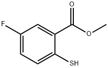 5-氟-2-巯基苯甲酸甲酯, 104456-81-7, 结构式