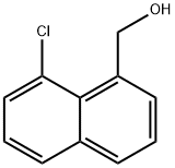 1-Naphthalenemethanol, 8-chloro- Structure