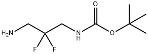 tert-butyl (3-amino-2,2-difluoropropyl)carbamate Struktur
