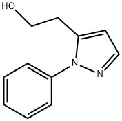 1H-Pyrazole-5-ethanol, 1-phenyl- 化学構造式