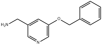 C-(5-Benzyloxy-pyridin-3-yl)-methylamine Structure