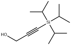3-(三异丙基硅基)丙-2-炔-1-醇,104493-07-4,结构式