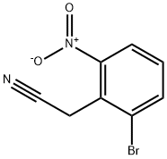 BENZENEACETONITRILE, 2-BROMO-7-NITRO- 结构式