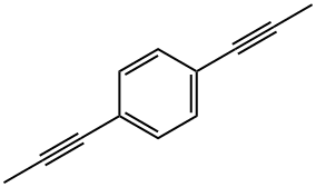 1,4-di(propynyl)benzene, 105058-42-2, 结构式