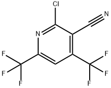 2-氯-4,6-双(三氟甲基)烟腈,1053659-88-3,结构式