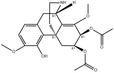 6,7-Di-O-acetylsinococuline Struktur