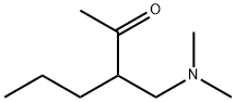 2-Hexanone, 3-[(dimethylamino)methyl]- Structure