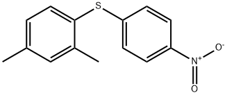 Benzene, 2,4-dimethyl-1-[(4-nitrophenyl)thio]- Structure