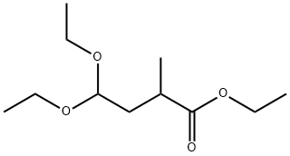 ethyl 4,4-diethoxy-2-methylbutanoate Structure