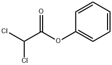 Acetic acid, 2,2-dichloro-, phenyl ester 化学構造式