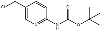 tert-butyl 5-(chloromethyl)pyridin-2-ylcarbamate Structure