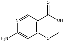 6-Amino-4-methoxynicotinic acid Structure