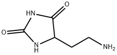 2,4-Imidazolidinedione, 5-(2-aminoethyl)- Structure