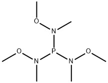 Phosphorous triamide, N,N',N''-trimethoxy-N,N',N''-trimethyl- Struktur
