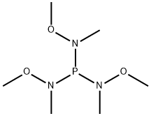 Phosphorous triamide, N,N',N''-trimethoxy-N,N',N''-trimethyl- 化学構造式