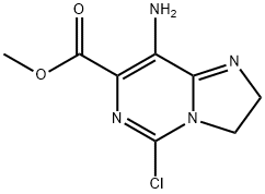 Imidazo[1,2-c]pyrimidine-7-carboxylic acid, 8-amino-5-chloro-2,3-dihydro-, methyl ester Structure