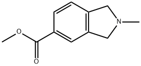 1H-Isoindole-5-carboxylic acid, 2,3-dihydro-2-methyl-, methyl ester Structure