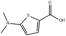 5-(DIMETHYLAMINO)-2-THIOPHENECARBOXYLIC 结构式