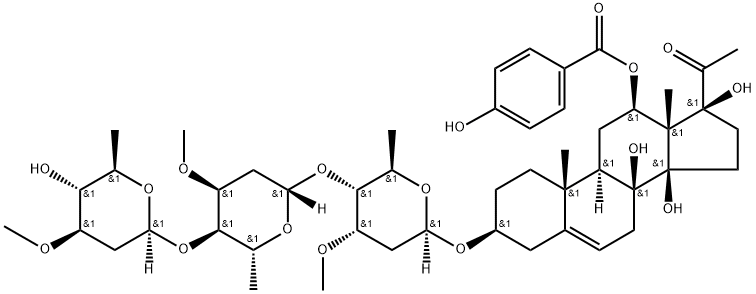 キンギャングシェンゲニンA 化学構造式