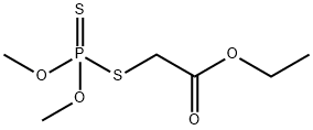 ACETIC ACID,2-[(DIMETHOXYPHOSPHINOTHIOYL)THIO]-,ETHYL ESTER, 1068-13-9, 结构式