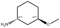 反式-3-甲氧基-环己基胺, 1068185-05-6, 结构式