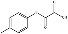 2-氧-2-(对甲苯硫基)乙酸,106871-53-8,结构式