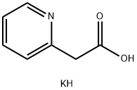 2-Pyridineacetic acid, potassium salt (1:1) Struktur