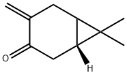 Bicyclo[4.1.0]heptan-3-one, 7,7-dimethyl-4-methylene-, (1R)- (9CI) 化学構造式