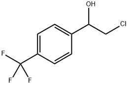 2-Chloro-1-[4-(trifluoromethyl)phenyl]ethan-1-ol Structure