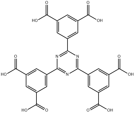 5,5',5''-(1,3,5-三嗪-2,4,6-三基)三间苯二甲酸 结构式