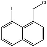 1-碘-8-(氯甲基)萘 结构式
