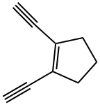 Cyclopentene, 1,2-diethynyl- Structure