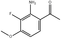 1-(2-Amino-3-fluoro-4-methoxyphenyl)ethanone,1073119-05-7,结构式
