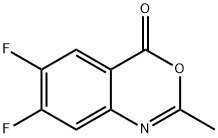 4H-3,1-Benzoxazin-4-one, 6,7-difluoro-2-methyl-,1073340-40-5,结构式