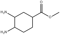 Cyclohexanecarboxylic acid, 3,4-diamino-, methyl ester Struktur