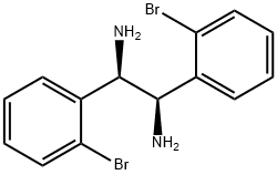 1,2-Ethanediamine, 1,2-bis(2-bromophenyl)-, (1S,2S)- (9CI),107768-84-3,结构式