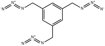 Benzene, 1,3,5-tris(azidomethyl)- Structure