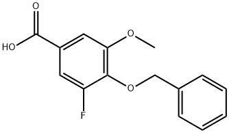 Benzoic acid, 3-fluoro-5-methoxy-4-(phenylmethoxy)-